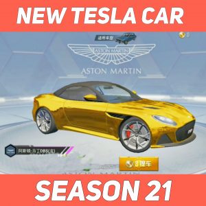 PUBG mobile season 21 Tesla car