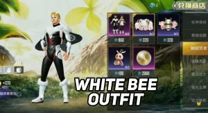 PUBG mobile season 21 white bee outfit