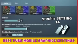 Graphics settings iphone 14 PUBG mobile 